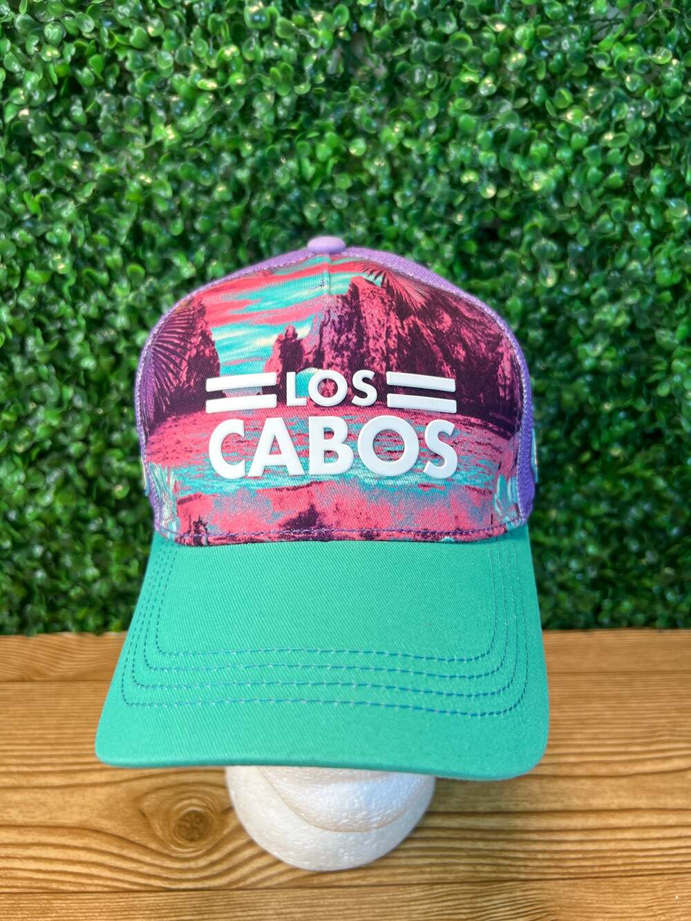 New Cabo San Lucas Trucker Purple Neon Womens Adult Hat Adjustable Cap Travel